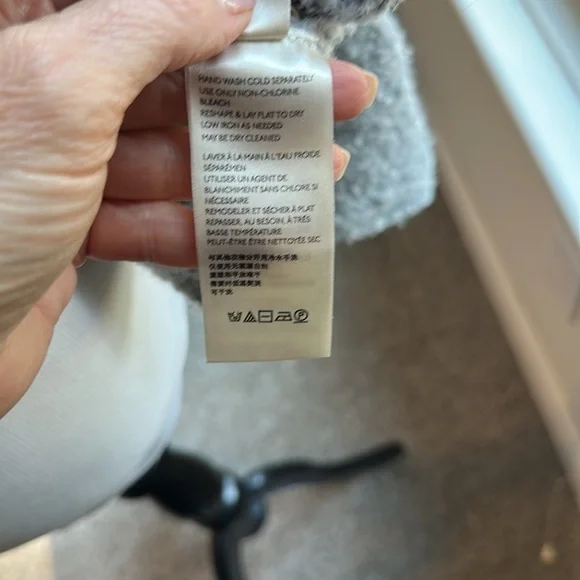 Free People Loose Fit Boucle Cowl neck Sweater, Size S/P, VGUC - Picture 6 of 8